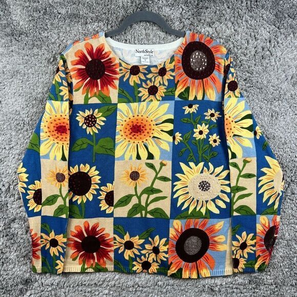 NorthStyle Pull Over Sweater Medium Sunflower - Picture 5 of 9